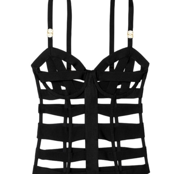 Victoria secrets bondage corset in black. Size SP - Picture 1 of 6